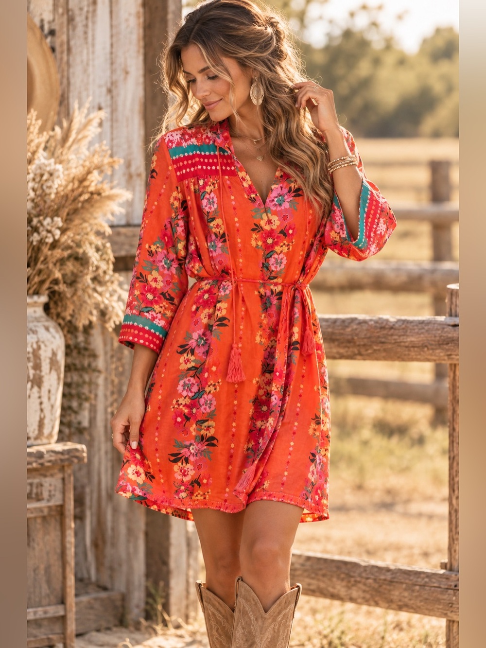 WesternRomance ‎ FATE NWT Floral Boho Dress Size M